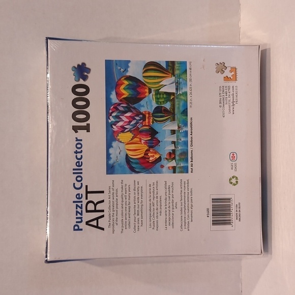 Puzzle Collector Art by Sean Harrison Hot Air Balloons 1000 Piece Puzzle New - Picture 2 of 9